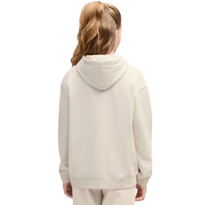 4. Bluza dla dzieci Puma ESS Centered Cat Logo Relaxed Hoodie beżowa 692973 82