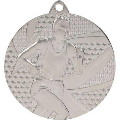 9. Medal srebrny- biegi - medal stalowy