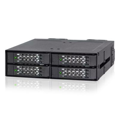 5. Płyta montażowa IcyDock 4x6.3cm SATAI-III w 1x5.25" HDD/SSD bk