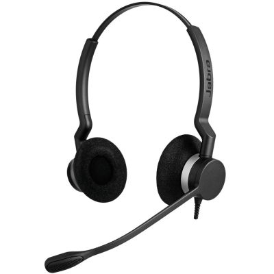 7. Jabra Biz 2300 Duo Zestaw słuchawkowy Przewodowa Opaska na głowę Biuro/centrum telefoniczne Bluetooth Czarny