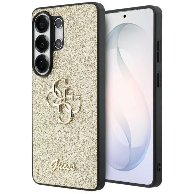 Etui Guess Fixed Glitter Big 4G Metal Logo do Samsung Galaxy S26 Ultra - złote
