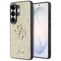 Etui Guess Fixed Glitter Big 4G Metal Logo do Samsung Galaxy S26 Ultra - złote