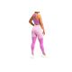 3. Legginsy GymHero Leggins Stripes W MAUVE