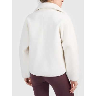 8. Polar sherpa loose ze stójką damski 4F 4FWAW26TFLEF463-11S