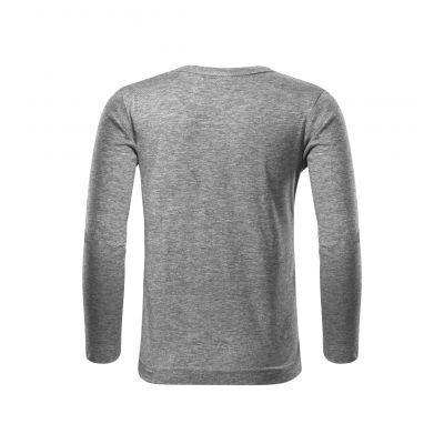 5. Koszulka Malfini Fit-T LS Jr MLI-12112 ciemnoszary melanż