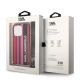 7. Etui Karl Lagerfeld Color Stripes Strap na iPhone 14 Pro Max - różowe