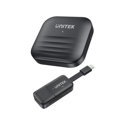 10. UNITEK BEZPRZEWODOWY NADAJNIK HDMI DO 50M, USB-C, CZARNY