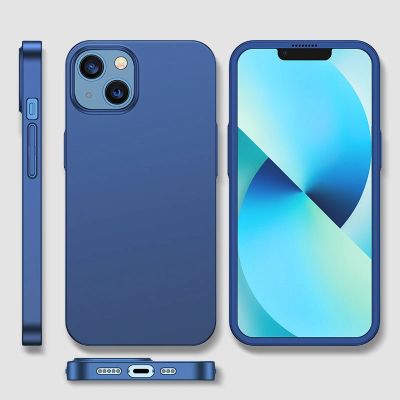 8. Joyroom 360 Full Case etui pokrowiec do iPhone 13 obudowa na tył i przód + szkło hartowane niebieski (JR-BP927 blue)