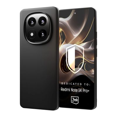 2. Etui 3mk Matt Case na Xiaomi Redmi Note 14 Pro+ - czarne