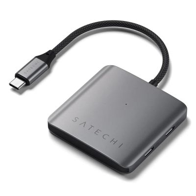 Satechi - Hub - z Power Delivery - 4 x USB-C 3.2 Gen 2 - Komputer stacjonarny