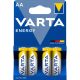 3. Zestaw baterii alkaliczne VARTA Energy LR6 AA (x 4)