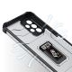 5. Crystal Ring Case pancerne hybrydowe etui pokrowiec + magnetyczny uchwyt Samsung Galaxy A72 4G zielony
