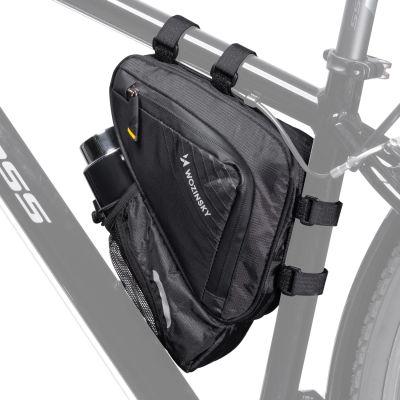 14. Wozinsky torba rowerowa pod ramę 1,5l czarna (WBB23BK)