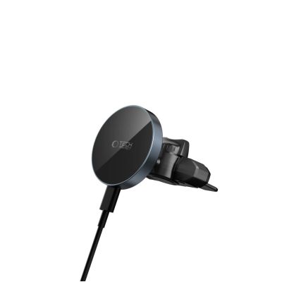 5. Uchwyt Samochodowy Tech-Protect mm15W-V5 Magnetic MagSafe na kratkę nawiewu / slot CD - czarny