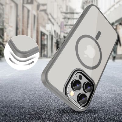 4. Etui Tech-Protect MagEdge MagSafe na iPhone 16 Pro Max - tytanowe