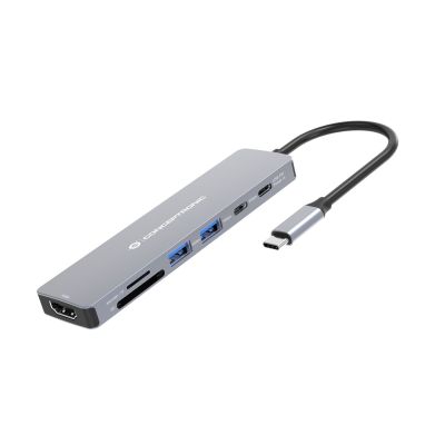 3. Conceptronic DONN28G Przewodowa USB 3.2 Gen 1 (3.1 Gen 1) Type-C Szary