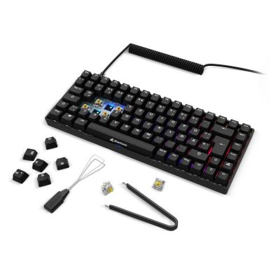 5. Klawiatura Gamingowa Sharkoon SKILLER SGK50 S3 PBT - Gateron G Pro 3.0 Żółta