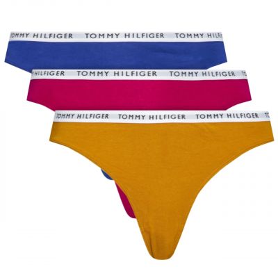 4. Bielizna Tommy Hilfiger Stringi 3-Pack Thong W UW0UW02829