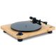 The House Of Marley EM-JT010-SB obrotowy talerz gramofonu Gramofon z napędem pasowym Czarny, Drewno
