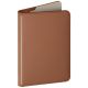 4. Etui na paszport UNIQ Belmont z Apple    Find My blokada RFID karmelowy beżowy