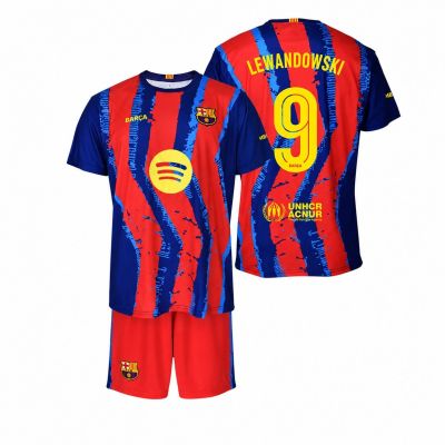 FC Barcelona Robert Lewandowski komplet koszulka spodenki junior box 2025/26 BC59EL