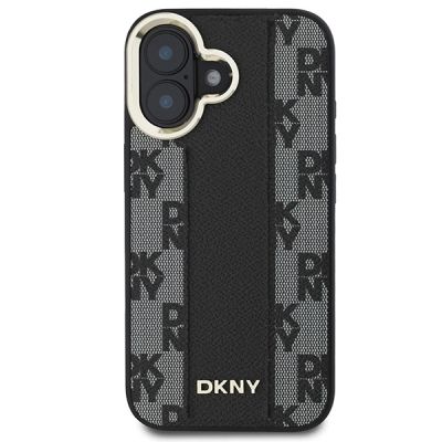 3. Etui DKNY Checkered Pattern Magsafe na iPhone 16 Plus - czarne