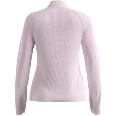 2. Bluza z półgolfem damska Odlo ZEROWEIGHT WARM Mid layer 1/2 zip różowa