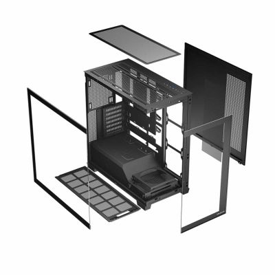 2. MODECOM OBUDOWA VOLCANO STELLAR MIDI CZARNA