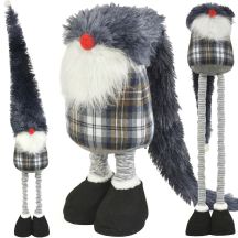 SKRZAT GNOM DEKORACYJNY NA TELESKOPACH 38-88CM SZARY