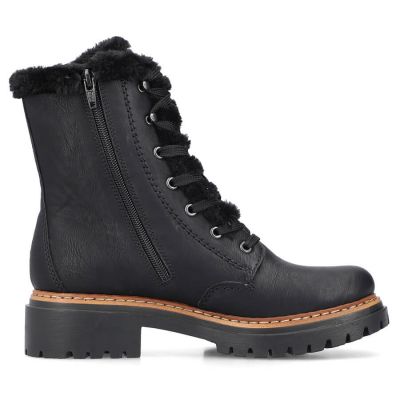 9. Buty z futerkiem Rieker W 72625-00 RKR714