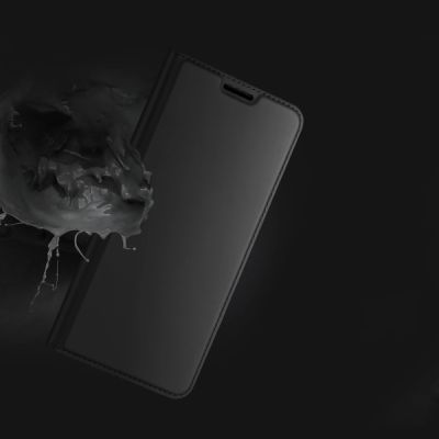 13. Dux Ducis Skin Pro kabura etui pokrowiec z klapką Realme Narzo 50A czarny