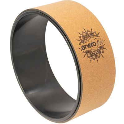 19. KORKOWE KOŁO DO ĆWICZEŃ JOGI 33x13CM ENERO FIT