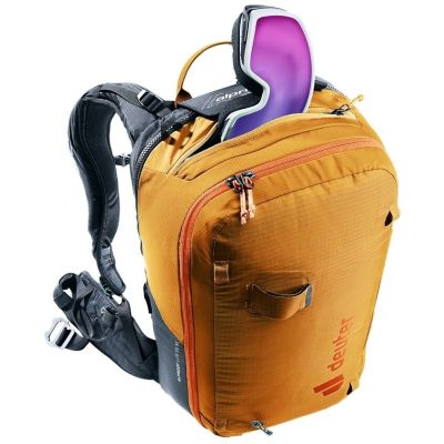 2. Plecak Deuter Alproof Lite 20 SL - cinnamon/blac + Kosmetyczka Deuter Wash Center I, raisin/caspia