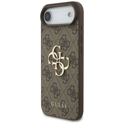 Etui Guess 4G Big Logo do iPhone 17 Air - brązowe