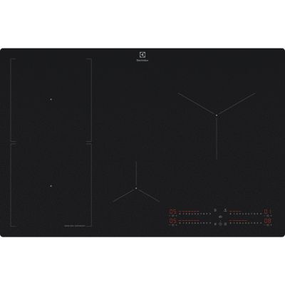 6. Płyta indukcyjna Electrolux EIS82453IZ SaphirMatt 78 cm | SenseBoil | Hob2Hood | PowerBoost | czarny mat | bezramkowa