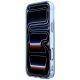 5. Etui Mercedes AMG IML Transparent Bicolor Block MagSafe na iPhone 18 Pro Max / 17 Pro Max - czarno-niebieskie