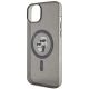 6. Etui Karl Lagerfeld Karl&Choupette Glitter MagSafe na iPhone 15 - czarne