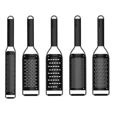 6. Microplane 43002 ręczna tarka / spiralizer Tarka płaska Czarny