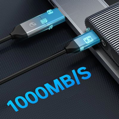 7. Kieszeń dyskowa podwójna Orico AM2C3-2N na dwa dyski M.2 NVME USB-C 3.2 10Gb/s - szara
