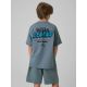 2. T-shirt bawełniany chłopięcy 4F 4FJRSS26TTSHM4175-46S