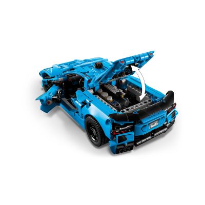 7. LEG 42217 Technic - Niebieski Chevrolet Corvette Stingray