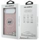 8. Etui Karl Lagerfeld IML Choupette Head Logo MagSafe na iPhone 17 Air - różowe