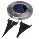 10. MACLEAN SOLARNA LAMPA NAJAZDOWA OGRODOWA LED IP44, 12 LED SMD, 4000K MCE318