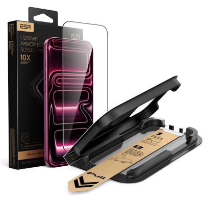 Szkło hartowane ESR UltraFit Armorite Pro na iPhone 18 Pro Max / 17 Pro Max - czarne