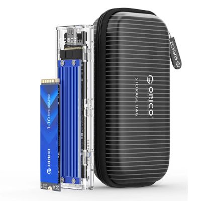 4. Kieszeń dyskowa Orico TCM2-C3 M.2 NVME na USB-C 10Gb/s - niebieska
