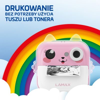 2. Aparat fotograficzny dla dzieci LAMAX InstaKid2 Plus, pink
