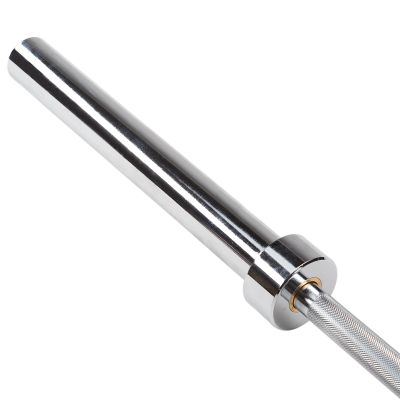 13. Gryf prosty olimpijski 20kg 2200mm GOP220 PRO + ZG1000R zaciski lock HMS