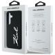 8. Etui Karl Lagerfeld Silicone Metal Signature Logo Samsung Galaxy S25 czarny