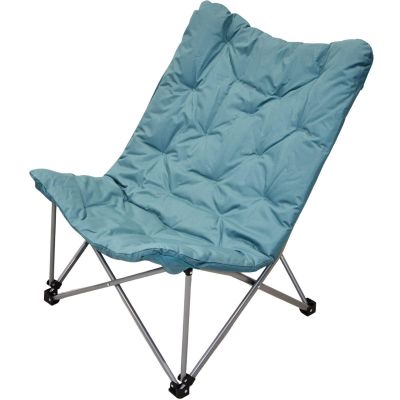 5. FOTEL CAMPINGOWY HIGH DELUXE Z PODUSZKĄ NIEBIESKI REDCLIFFS