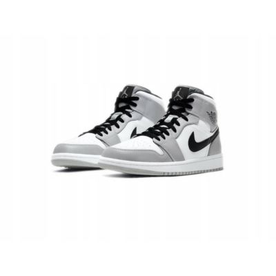 4. Buty męskie Air Jordan 1 Mid Light Smoke Grey - 554724-092